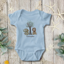 Personalisierte Jungle Safari Tiere Löwenaffe