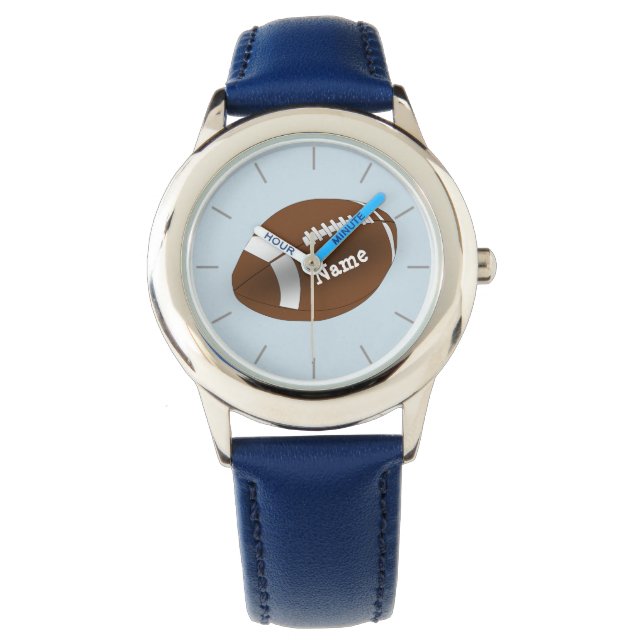 Personalisierte Jungs Beobachten American FOOTBALL Armbanduhr (Vorderseite)