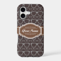 Personalisierte Kaffee-Nerd-Hipster-Brille