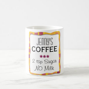 Personalisierte Kaffee-Tasse Kaffeetasse