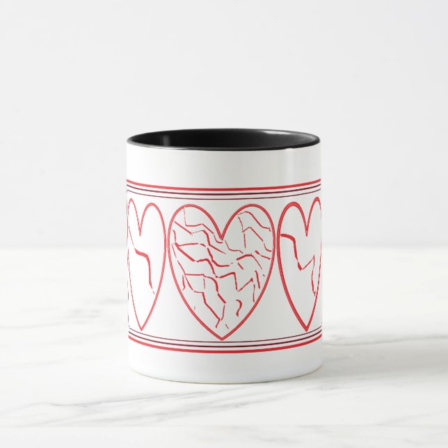 Personalisierte Kaffee-Umarmungen Vollfarbigkeit Tasse (Zentrum)