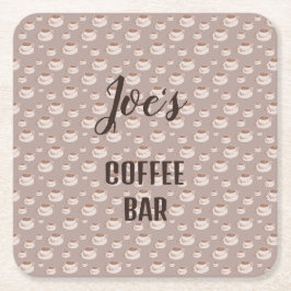 Personalisierte Kaffeestation Bar Untersetzer