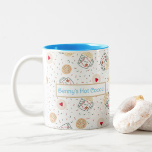 Personalisierte Kakao-Tasse für Junge Zweifarbige Tasse