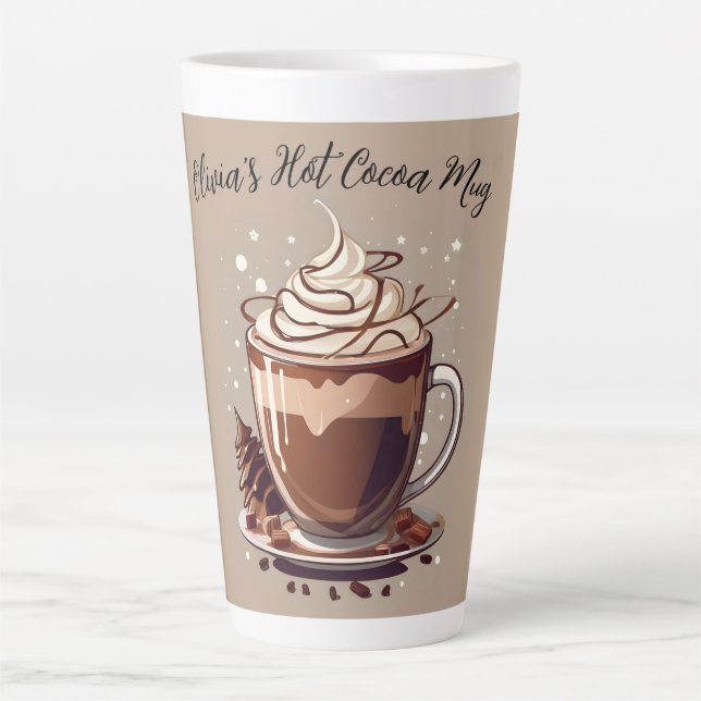 Personalisierte Kakao-Tasse Milchtasse (Vorderseite)