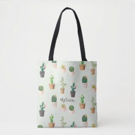 Personalisierte Kaktus-Druck-Tasche Tasche