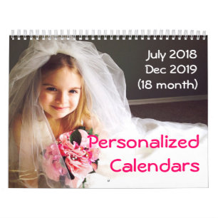 Personalisierte Kalender 2018-2019 18 Monatskalend
