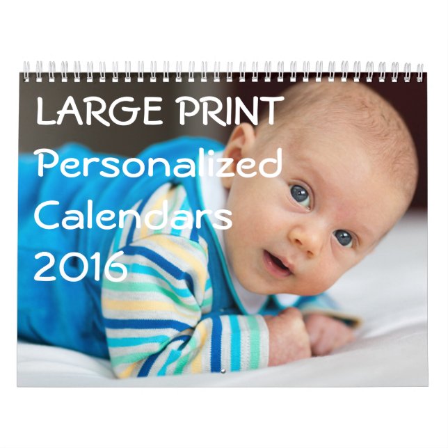 Personalisierte Kalender für Großdrucke 2016 (Titelbild)