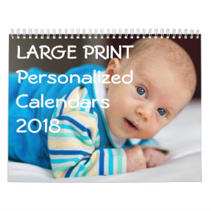 Personalisierte Kalender für Großdrucke 2018