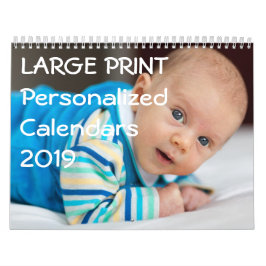 Personalisierte Kalender für Großdrucke 2019