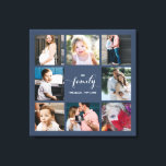 Personalisierte Kalligraphie-Familie 8 FotoCollage Leinwanddruck<br><div class="desc">Modernes und elegantes Design bedruckt Personalisierte Calligrafy Family 8 Foto Collage Canvas Print,  die mit Ihrem Text angepasst werden können. Karo im Grafikdesign-Store für andere Produkte,  die diesem Design entsprechen!</div>
