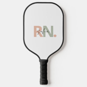 personalisierte Kalligraphie von RN Pickleball Schläger