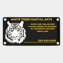 Personalisierte Kampfkunst des Weißen Tigers