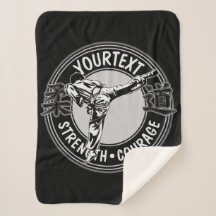 Personalisierte Kampfkunst JUDO Japan Kampfsport  Sherpadecke