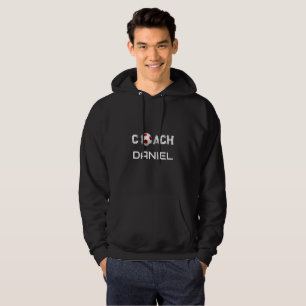 Personalisierte Kapuzenpullover für Fußballtrainer Hoodie