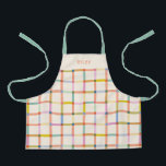 Personalisierte Karierte Schürze<br><div class="desc">Fügen Sie Ihrer Küche einen Pop spielerischer Farbe mit dieser Personalisierten Karierten Schürze hinzu. Mit einem fröhlichen pastellfarbenen Karo und einem individuellen Namenstext ist es sowohl für Groß als auch für Kleinkinder geeignet, die Backen, Kochen oder Kunsthandwerk Lieben. Diese Schürze ist mit verstellbaren Gurten und einem langlebigen Stoff ausgestattet und...</div>