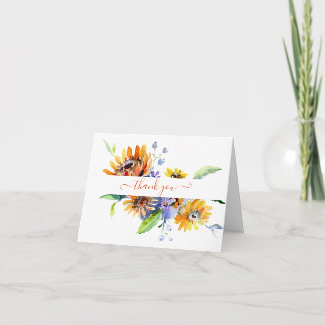 Personalisierte Karte für Aquarellfarben (Vorderseite)