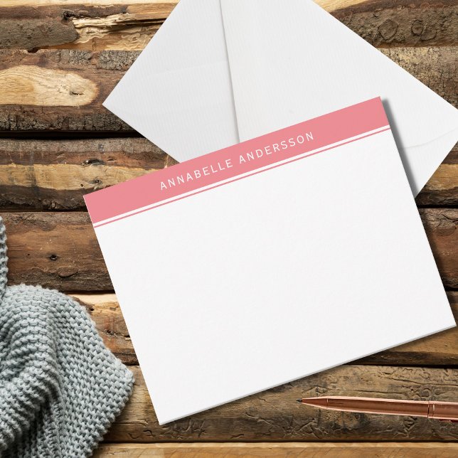 Personalisierte Karte für moderne Frauen in rosa (Von Creator hochgeladen)