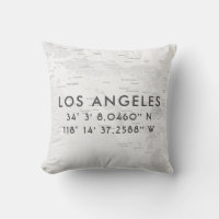 Personalisierte Karte Los Angeles | Grau und Weiß