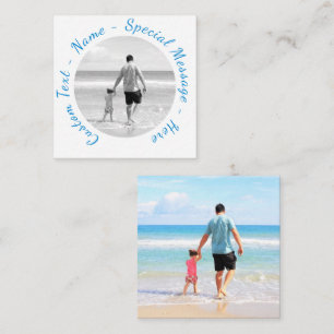 Personalisierte Karte mit Foto von deinem Vater un