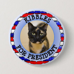 Personalisierte Katze für President Button