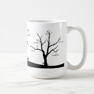 Personalisierte Katzen-Denkmal-Tasse Kaffeetasse