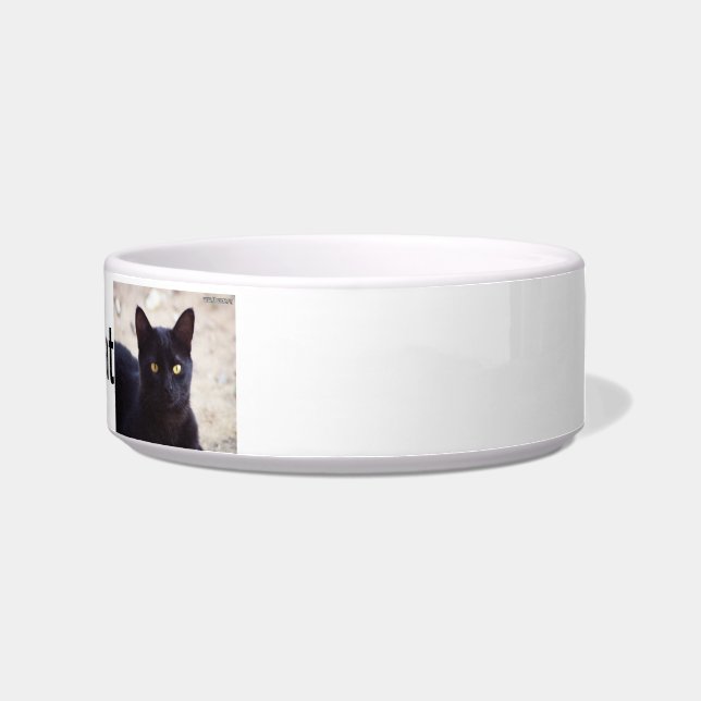 Personalisierte Katzen-Schüssel Napf (Rechts)