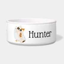 Personalisierte Kawaii-Katze-Illustration Futtersc