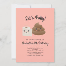 Personalisierte Kawaii-Kotz & Klopapier-Party