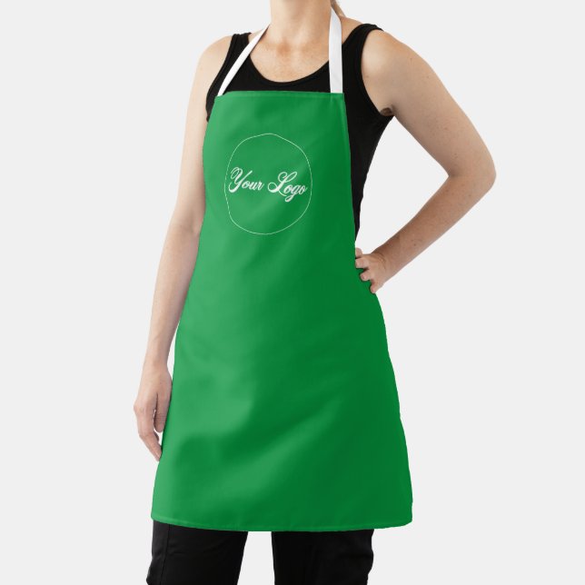Personalisierte Kelly Green Company Logo-Schürze Schürze (InSitu)