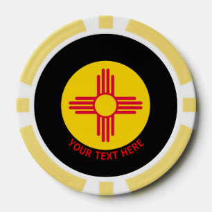 Personalisierte Kennzeichnung des neuen mexikanisc Pokerchips