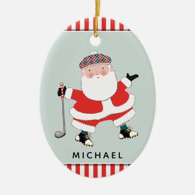 Personalisierte Keramik Keramik Ornament (Vorne)