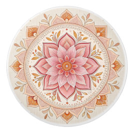 Personalisierte Keramik mit dem Bild oder der Kuns Keramikknauf