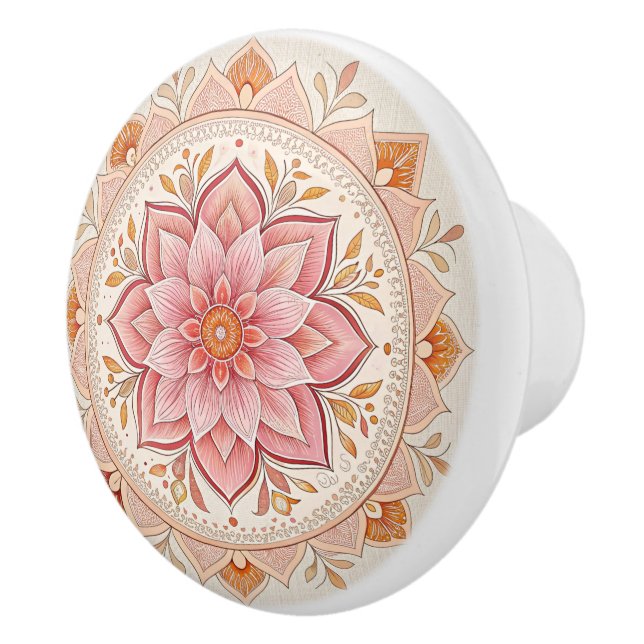 Personalisierte Keramik mit dem Bild oder der Kuns Keramikknauf (Rechts)