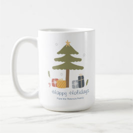 Personalisierte Keramik Nordic Christmas Holiday Kaffeetasse