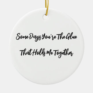 Personalisierte Keramik Ornament