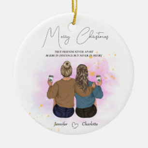 Personalisierte Keramik Ornament for Soul Schweste