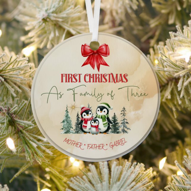 Personalisierte Keramik Weihnachtsschmuck - Erste  (InSitu)