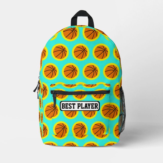 Personalisierte Kids Sports Bedruckter Rucksack (Vorderseite)