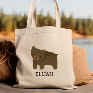 Personalisierte Kids von "Adventure Brown Bar" Tragetasche