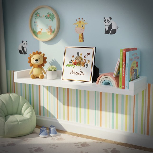 Personalisierte Kidtiere Fotoplatte (Von Creator hochgeladen)