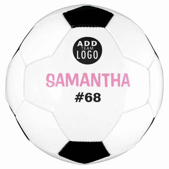 Personalisierte Kinder mit einem Logo hinzufügen Fußball (Vorderseite)