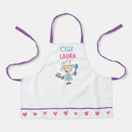 Personalisierte Kinder-Pfannkuchen-Kochschürze Schürze