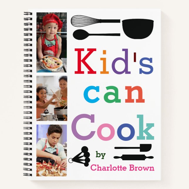 Personalisierte Kinder Rezept Buch - Fügen Sie Ihr (Vorderseite)