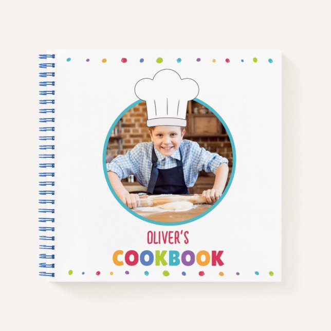 Personalisierte Kinder Rezept Buch (Ihr Foto) (Vorderseite)