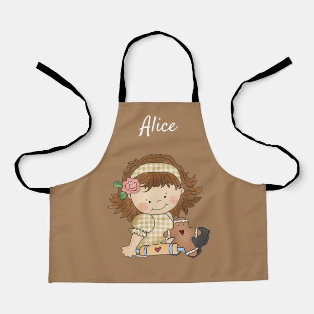 Personalisierte Kinder Schürze (Vorderseite)