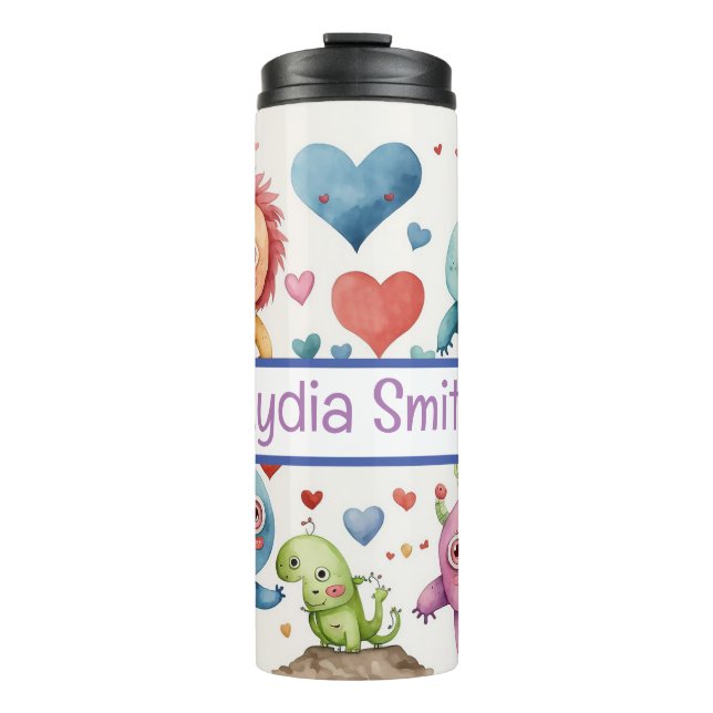 Personalisierte Kinder trinken Tumbler Thermosbecher (Vorderseite)