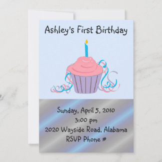 Personalisierte Kinder zum ersten Geburtstag Einladung