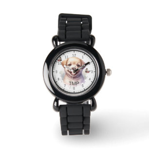 Personalisierte Kinderbetreuung   Puppy Dog Theme Armbanduhr