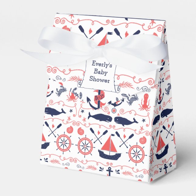 Personalisierte Kinderdusche Gefälligkeitspreis Geschenkschachtel (Vorderseite)