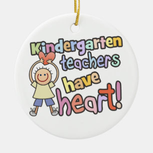 Personalisierte Kindergärtnerin-Verzierung Keramikornament